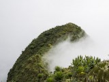 The clounds hovered over us on Peak 3 the whole climb